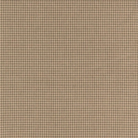 Schumacher Dillon Velvet Houndstooth Antelope Fabric