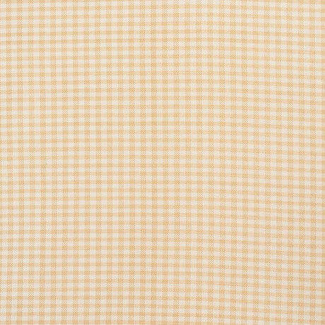 Schumacher Dalton Silk Gingham Sand Fabric