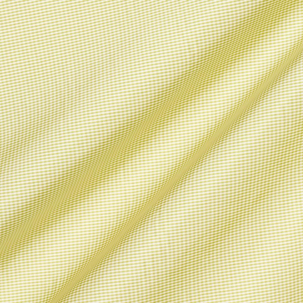 Schumacher Dalton Silk Gingham Chartreuse Fabric
