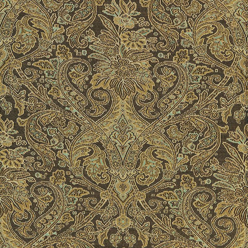 Schumacher Sinclair Wool Paisley Java Fabric