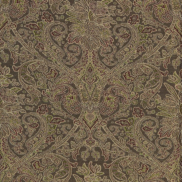 Schumacher Sinclair Wool Paisley Ash Fabric