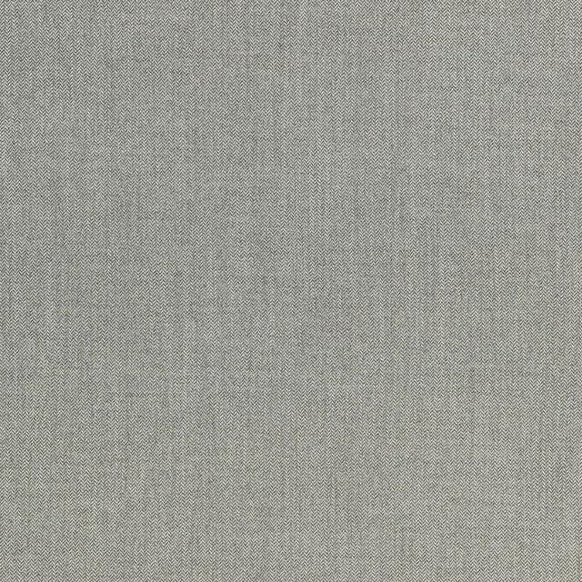 Schumacher Telluride Wool Herringbone Oxford Grey Fabric