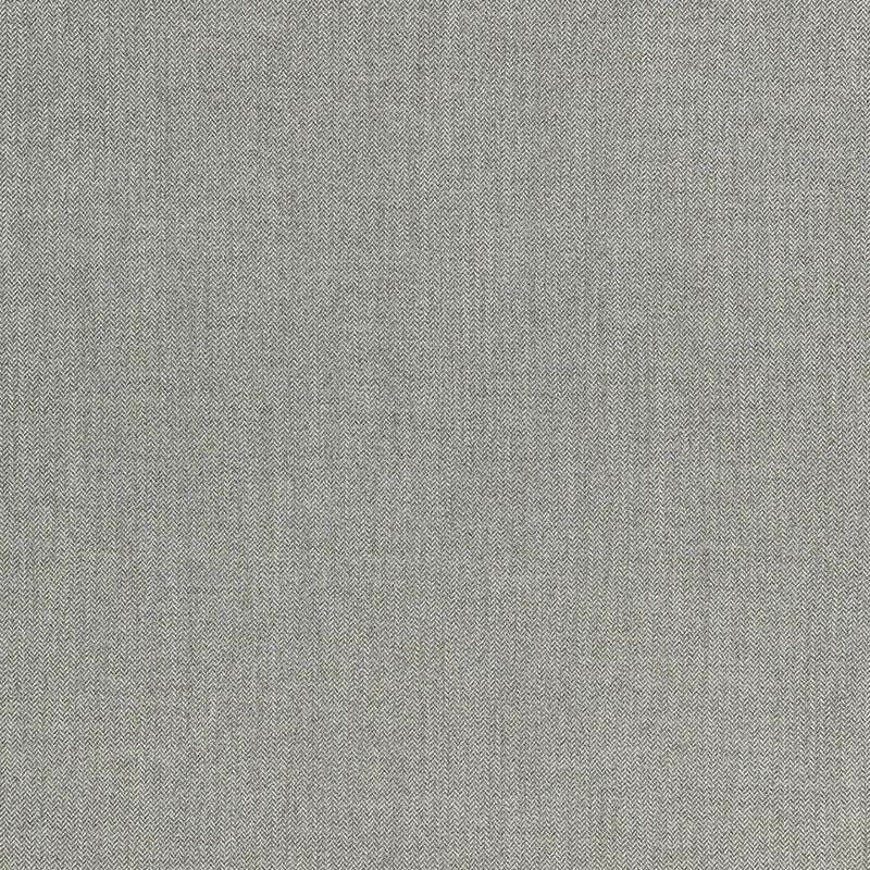 Schumacher Telluride Wool Herringbone Oxford Grey Fabric
