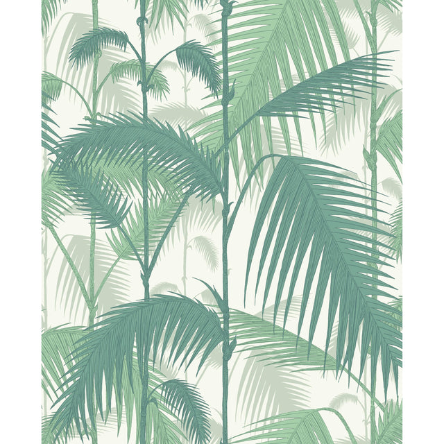Cole & Son PALM JUNGLE FOREST GRE/W Wallpaper