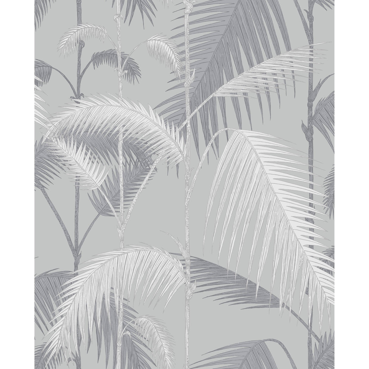 Cole & Son PALM JUNGLE LILAC & GREY Wallpaper