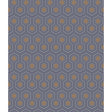Cole & Son HICKS HEXAGON DK GRY/BRONZ Wallpaper