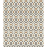 Cole & Son HICKS HEXAGON GOLD/TAUPE Wallpaper