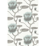 Cole & Son SUMMER LILY AQUA/WHITE Wallpaper