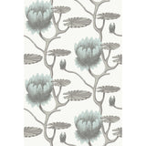 Cole & Son SUMMER LILY AQUA/WHITE Wallpaper