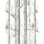 Cole & Son WOODS & PEARS BLK/WHT/BRNZ Wallpaper