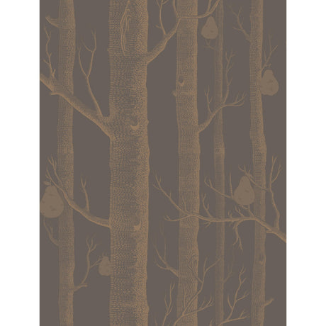 Cole & Son WOODS & PEARS BRONZE/BLACK Wallpaper