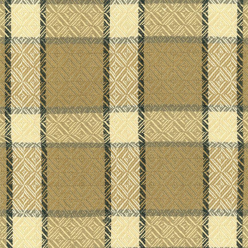 Schumacher Chesterfield Plaid Cork Fabric