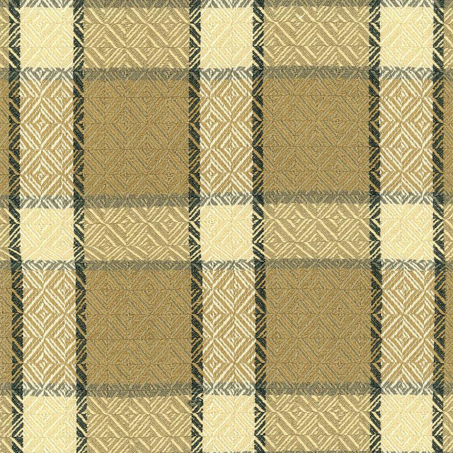 Schumacher Chesterfield Plaid Cork Fabric