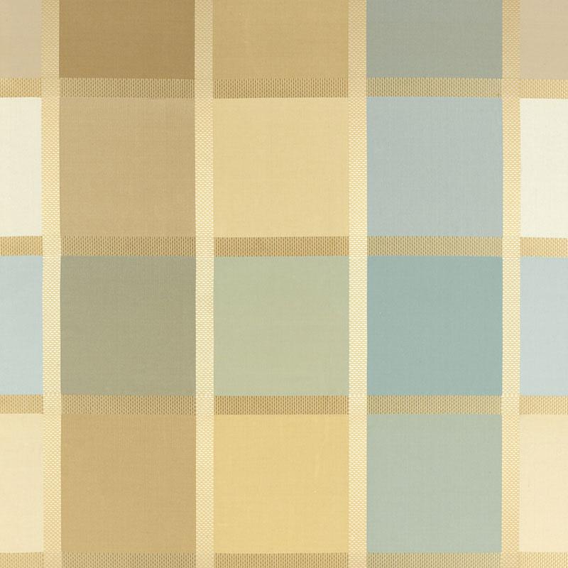 Schumacher Navsari Silk Plaid Opal Fabric