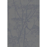 Cole & Son COW PARSLEY GILVER/BLACK Wallpaper