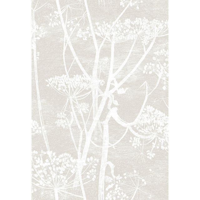 Cole & Son COW PARSLEY LINEN/WHITE Wallpaper