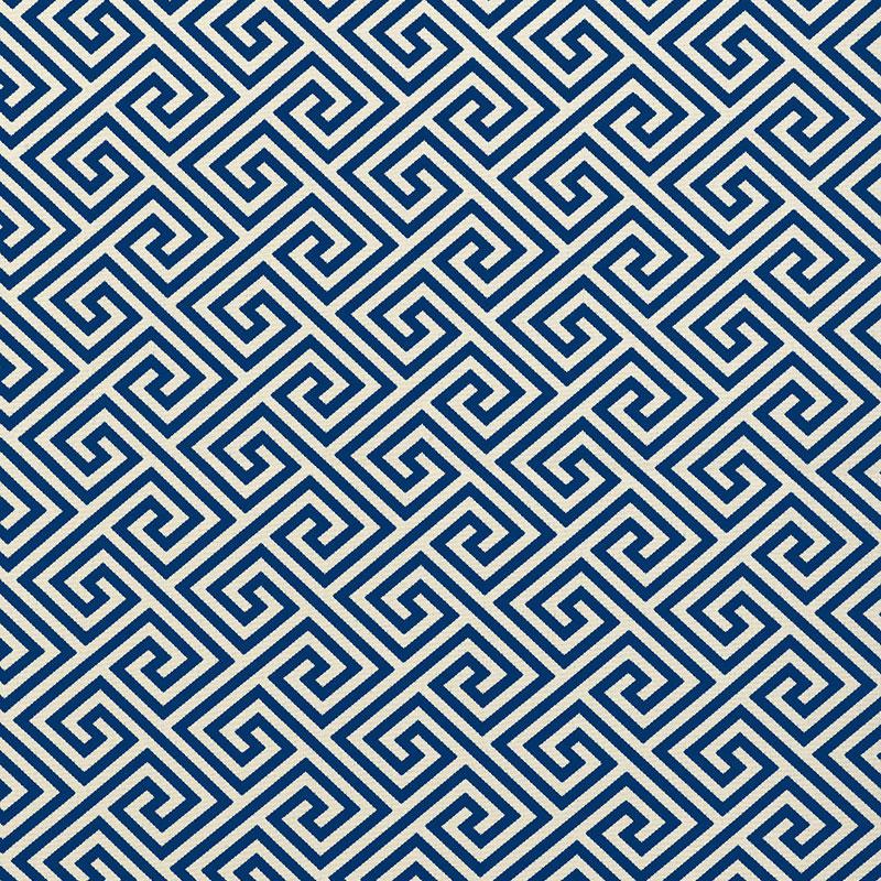 Schumacher St. Tropez Indoor/Outdoor Navy Fabric