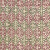Schumacher Varanasi Cotton Ikat Mulberry Fabric