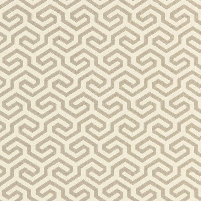 Schumacher Ming Fret Flax Fabric