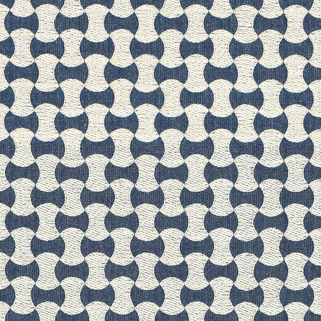 Schumacher Nolita Embroidery Denim Fabric