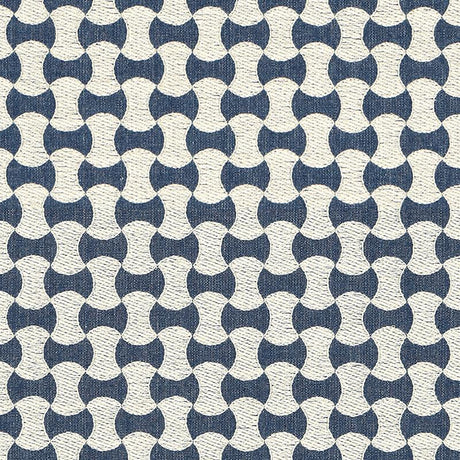 Schumacher Nolita Embroidery Denim Fabric
