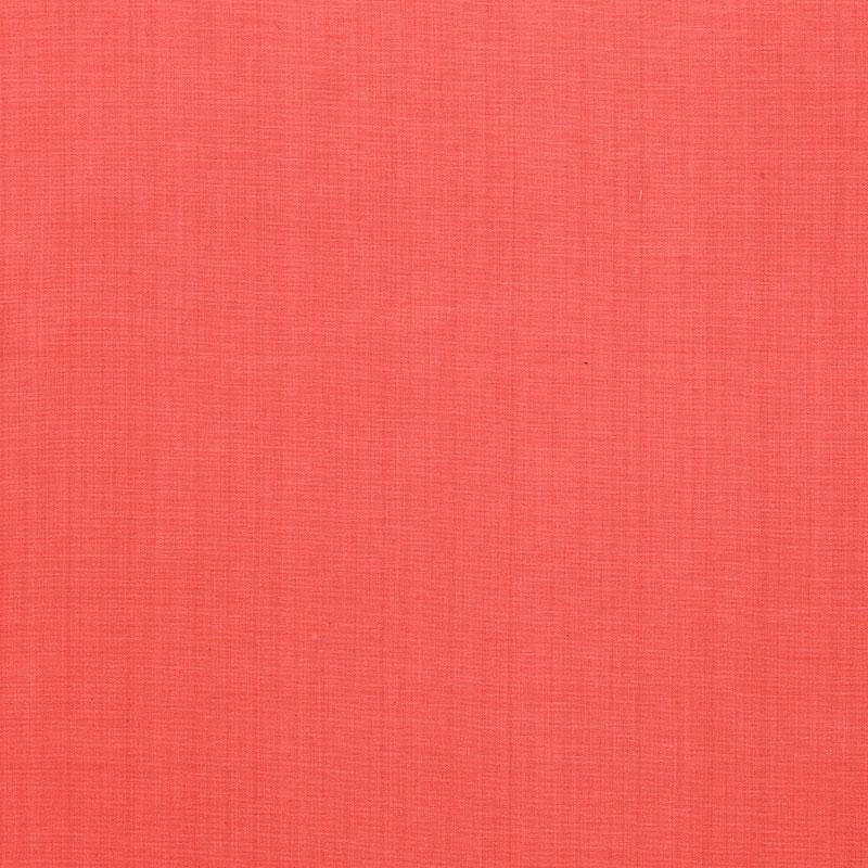 Schumacher Avery Cotton Plain Coral Fabric