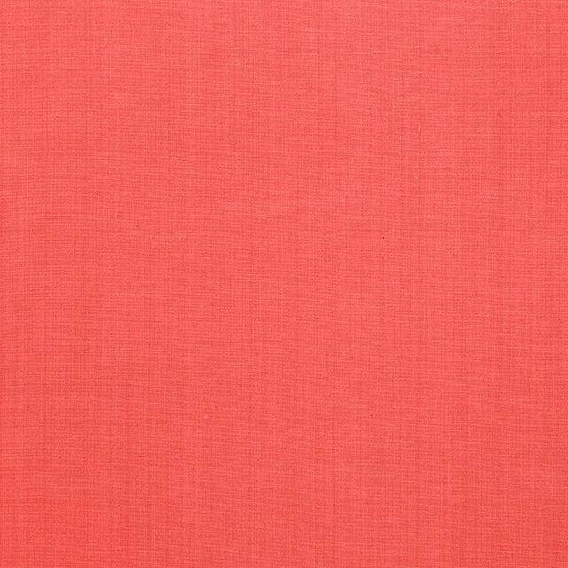 Schumacher Avery Cotton Plain Coral Fabric