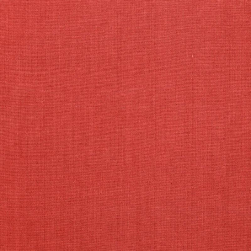 Schumacher Avery Cotton Plain Red Fabric