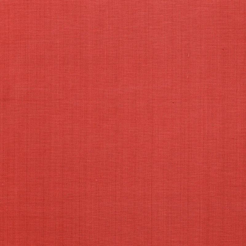 Schumacher Avery Cotton Plain Red Fabric