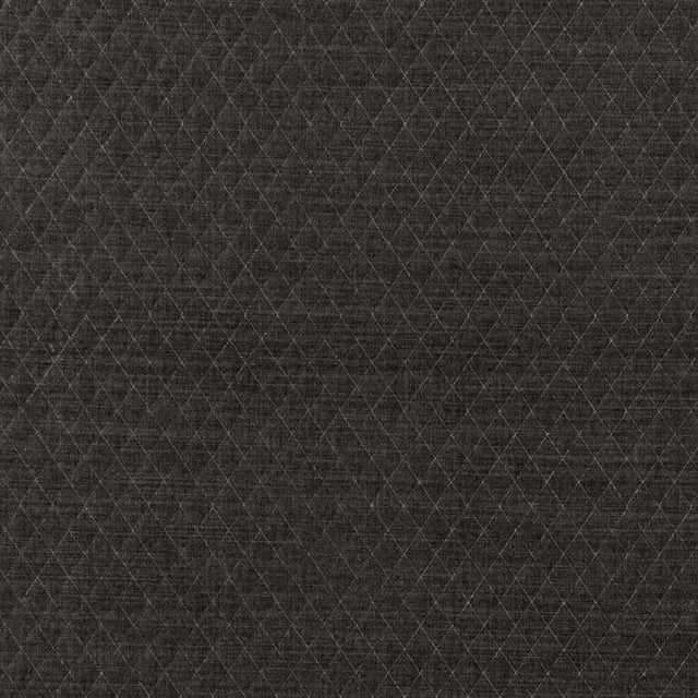 Schumacher Paley Quilted Velvet Smoke Fabric