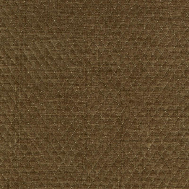 Schumacher Paley Quilted Velvet Praline Fabric