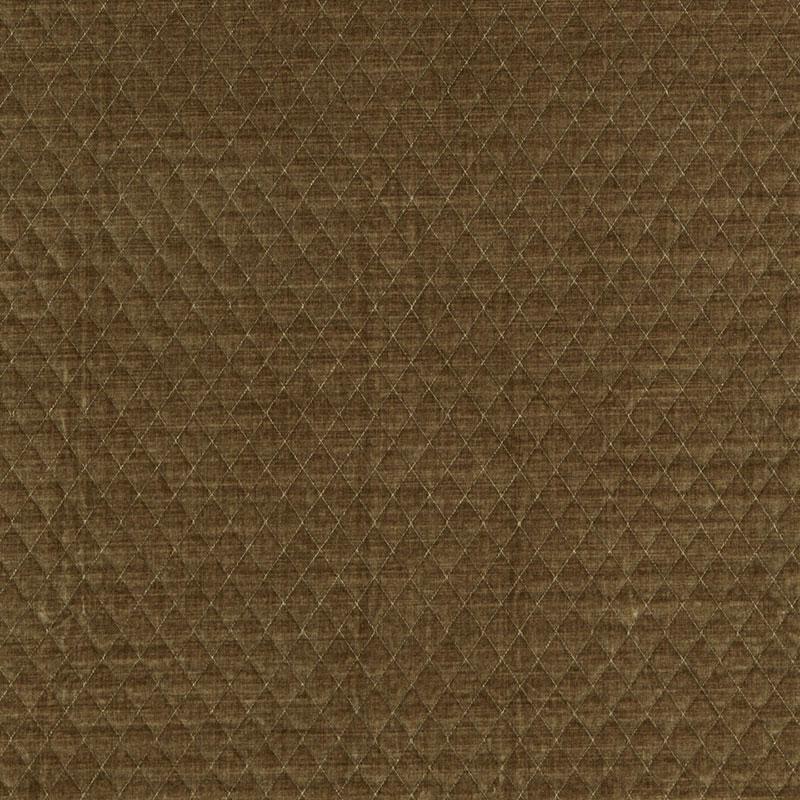 Schumacher Paley Quilted Velvet Praline Fabric