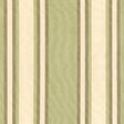 Schumacher Seneca Cotton Stripe Green Tea/Mocha Fabric