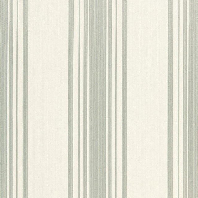 Schumacher Carnegie Cotton Stripe Nickel Fabric