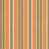 Schumacher Beacon Cotton Stripe Pumpkin/Mocha/Java Fabric