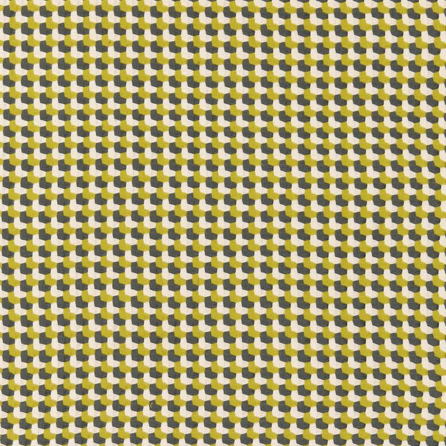 Schumacher Crosstown Weave Citron Fabric