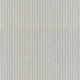 Schumacher Baker Cotton Stripe Ivory/Aqua/Mocha Fabric