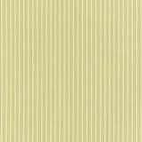 Schumacher Baker Cotton Stripe Ivory /Pear /Sage Fabric