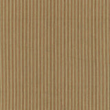 Schumacher Baker Cotton Stripe Flax/Mocha/Red Fabric