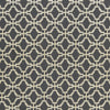 Schumacher Sarana Linen Embroidery Carbon Fabric