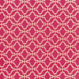 Schumacher Sarana Linen Embroidery Raspberry Fabric