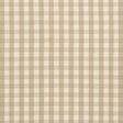 Schumacher Elton Cotton Check Beige Fabric
