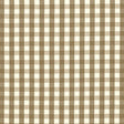 Schumacher Elton Cotton Check Mocha Fabric