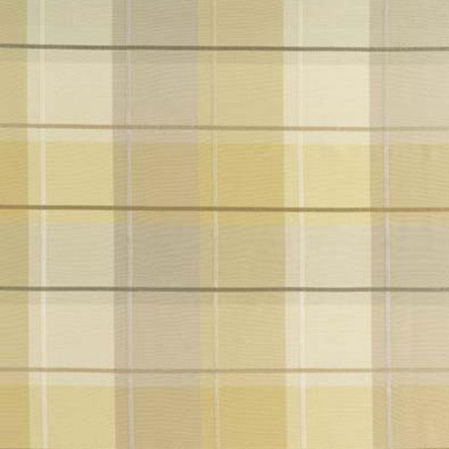 Schumacher Coin Silk Plaid Alabaster Fabric