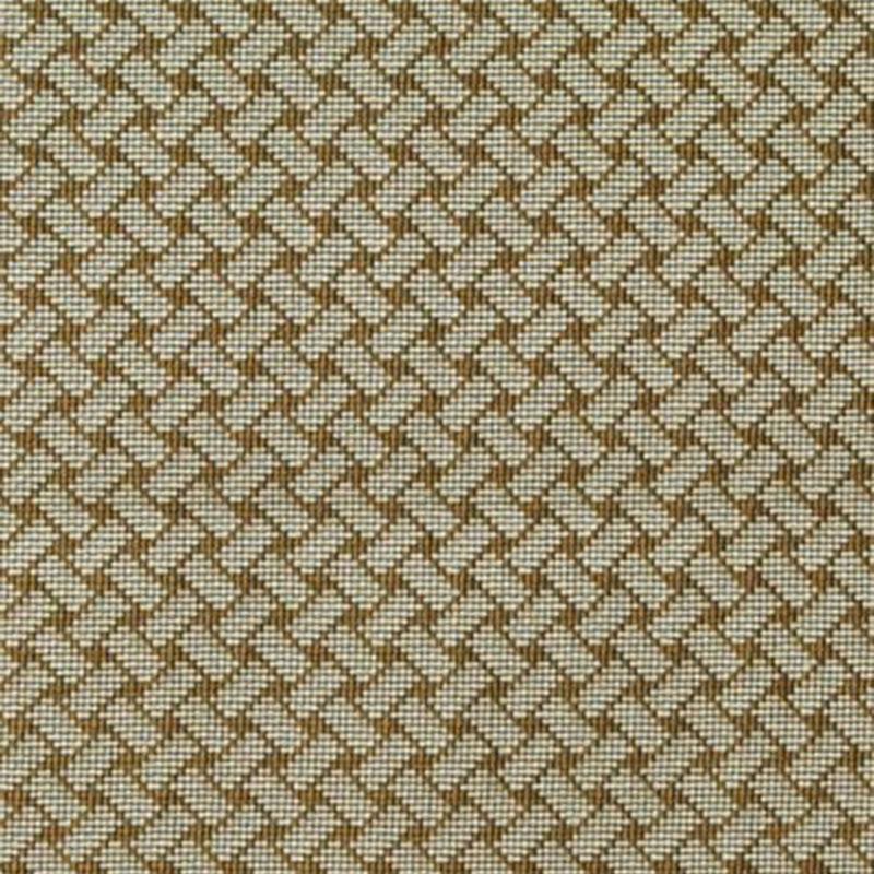 Schumacher Bristol Weave Pingl Aqua Fabric