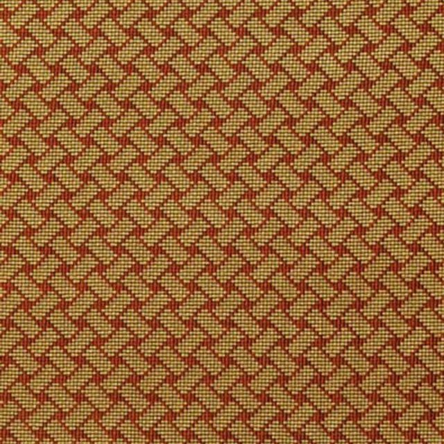 Schumacher Bristol Weave Pingl Pomegranate Fabric