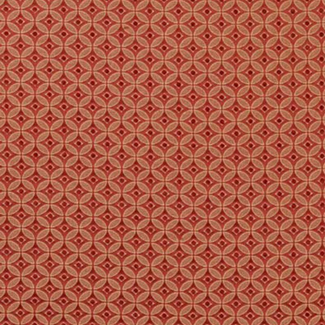 Schumacher Cara Weave Poppy Fabric
