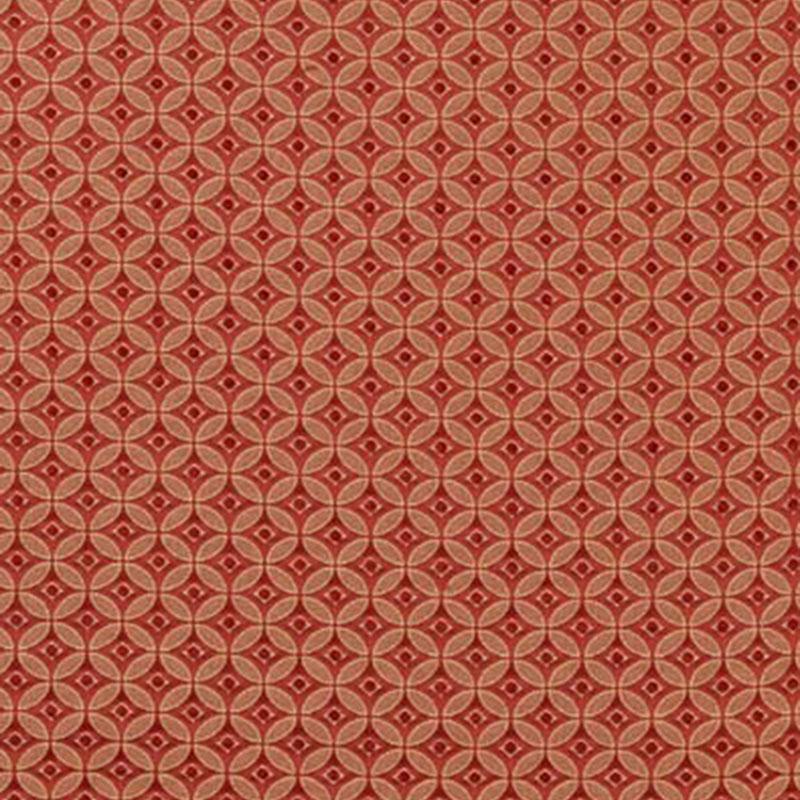 Schumacher Cara Weave Poppy Fabric