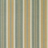 Schumacher Hudson Stripe Aqua Fabric