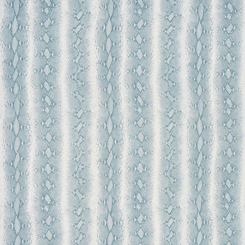 Schumacher Snake Rattle & Roll Linen Cloud Fabric